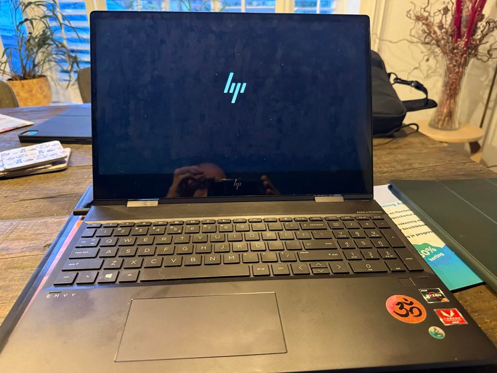 HP Laptop Envy x360 met touch screen, Computers en Software, Windows Laptops, Gebruikt, 15 inch, 2 tot 3 Ghz, Met videokaart, Gaming