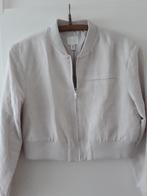 Ecru linnen Jasje H&M nieuw bomberjackje, Ophalen of Verzenden, Zo goed als nieuw, Beige