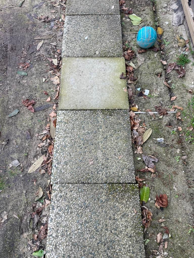 GRATIS tegels, Tuin en Terras, Tegels en Klinkers, Ophalen, Zo goed als nieuw, Beton, Terrastegels