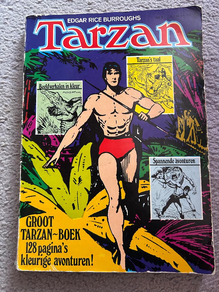 Het groot Tarzan boek jaren 80, Europa, Ophalen, Gelezen, Eén comic