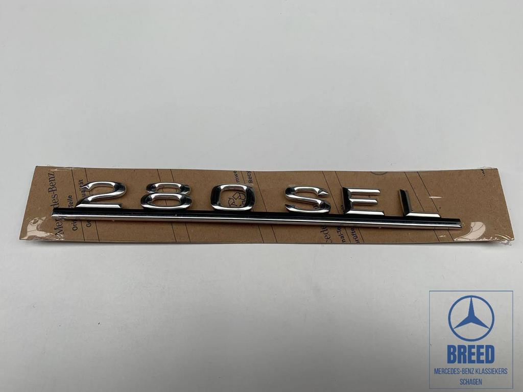 NOS typeplaatje 280SEL voor Mercedes-Benz W116 S-Klasse, -, Nieuw, Ophalen of Verzenden, -