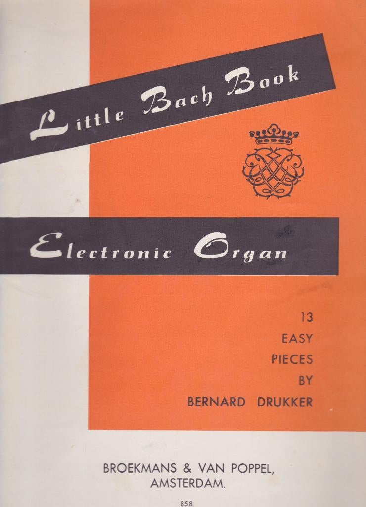 BERNARD DRUKKER - Little Bach Book, Ophalen of Verzenden, Gebruikt, Artiest of Componist