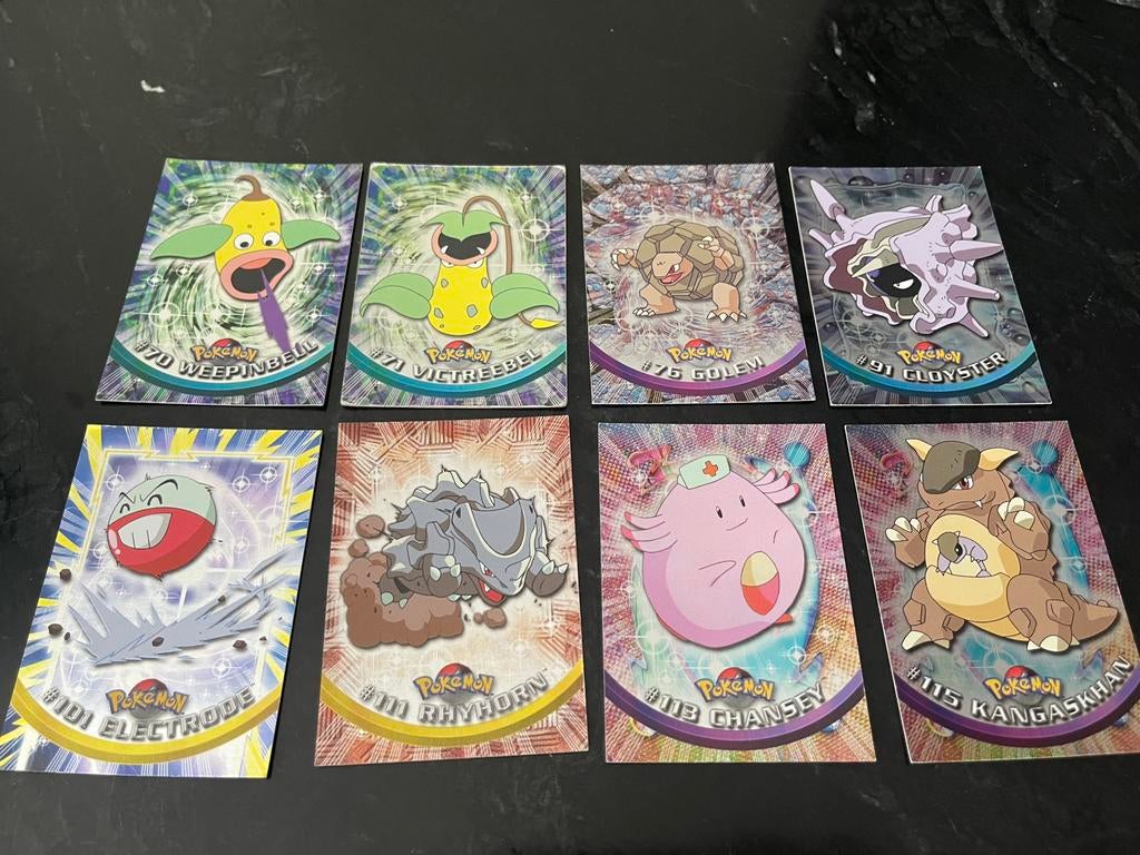 Pokémon Topps holo foil, Verzenden, Zo goed als nieuw, Foil