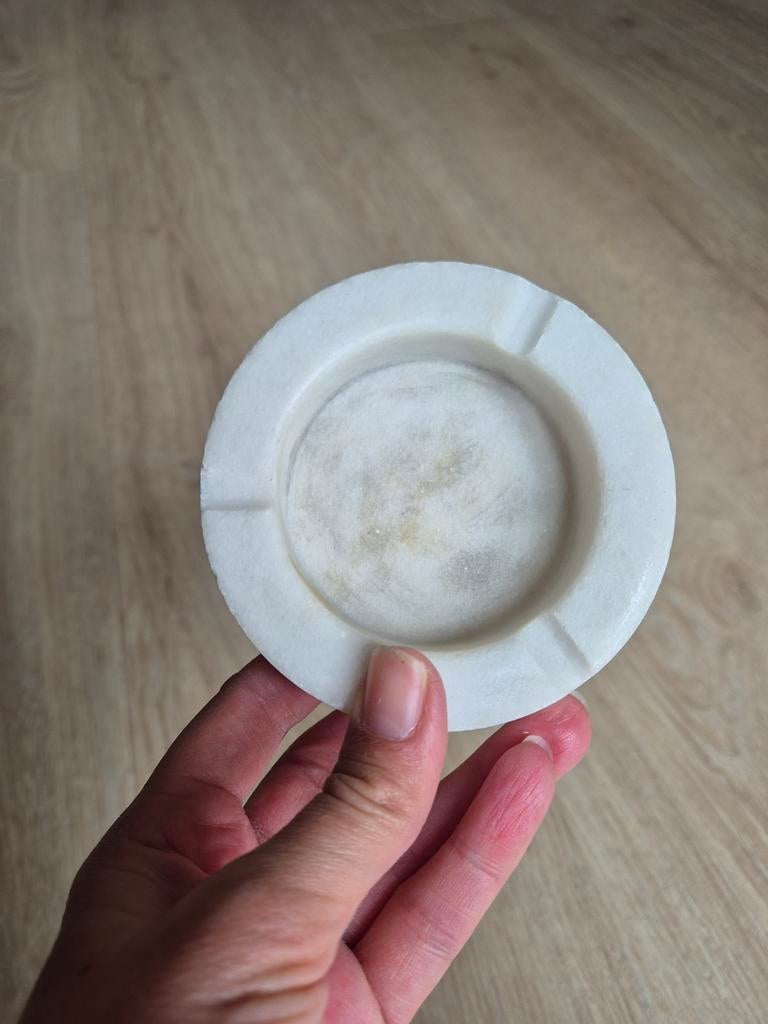 Marmeren Asbak - Stijlvol en Compact, Verzamelen, Rookartikelen, Aanstekers en Luciferdoosjes, Ophalen of Verzenden, Gebruikt