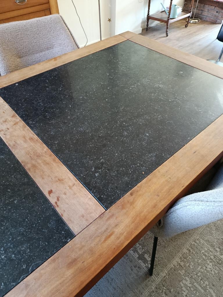 Eettafel, Huis en Inrichting, Tafels | Eettafels, Ophalen, Gebruikt, 50 tot 100 cm, 150 tot 200 cm