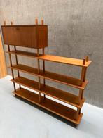 Teakhouten stokkenkast W.Lutjens voor den Boer Gouda 1960s, Huis en Inrichting, Ophalen of Verzenden, Zo goed als nieuw, 25 tot 50 cm