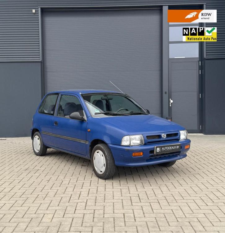 Suzuki Alto 1.0 GLS 1999 Blauw/Nederlandse auto/APK tot sept, Auto's, Suzuki, Bedrijf, Alto, Airbags, Radio, USB, Benzine, Euro 2