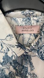 Studio Anneloes blouse zijde look maat M, Kleding | Dames, Ophalen of Verzenden, Gedragen, Maat 38/40 (M), Blauw