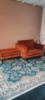 Pure home rodeo loveseat enn hocker kleur roest bruin, Ophalen, Zo goed als nieuw, Stof, Goeie stijl