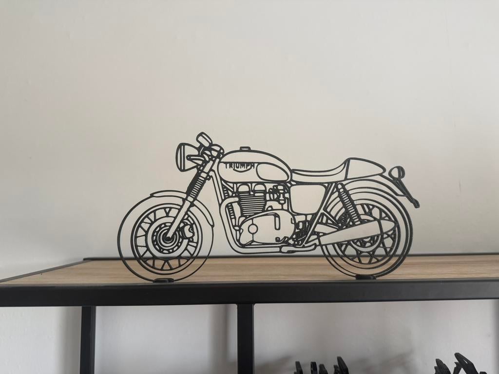 Triumph Thruxton 900 2015 motor decoratie, Ophalen of Verzenden, Nieuw