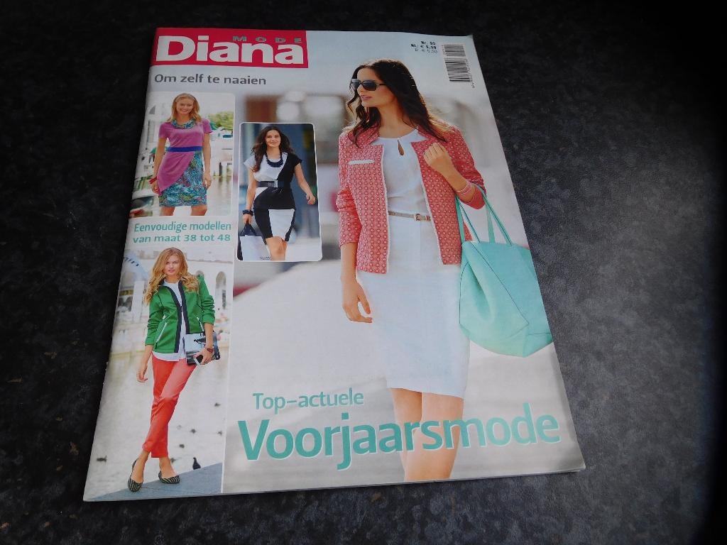 kledingpatronen == Diana nr 95 ==  lente zomer zelfmaakmode, Hobby en Vrije tijd, Kledingpatronen, Ophalen of Verzenden, Zo goed als nieuw