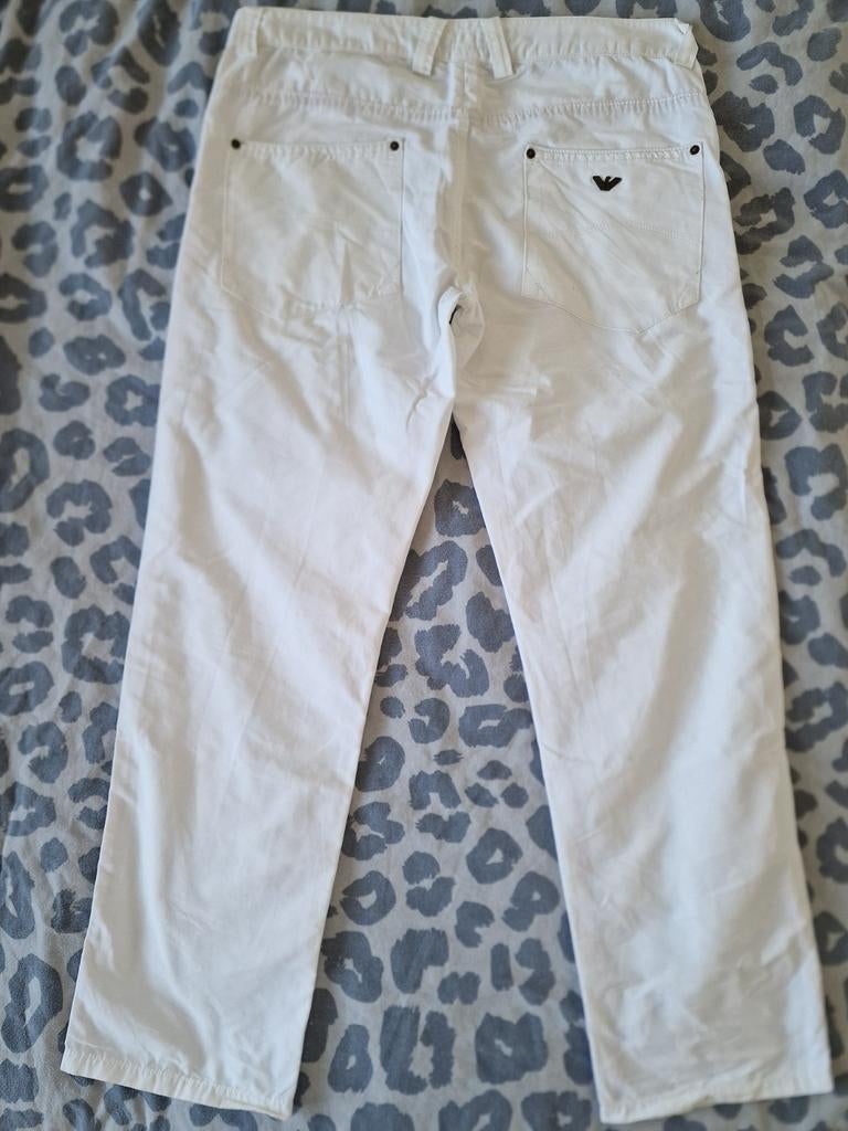 Witte Armani broek, Kleding | Heren, Spijkerbroeken en Jeans, Ophalen of Verzenden, Wit