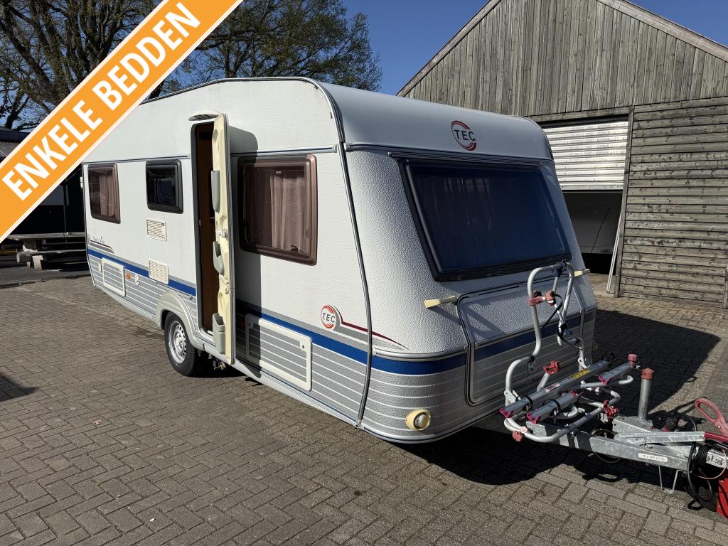 TEC TRAVEL KING 510 TE 2 BEDDEN RONDZIT MOVER VOORTENT (TOP), Caravans en Kamperen, Caravans, T.E.C., Rondzit, Bedrijf, Schokbreker