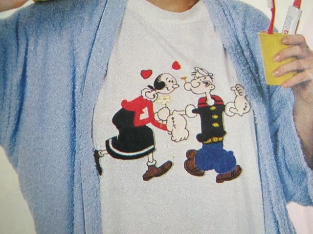 Borduurpatroon   Popeye en verliefde Olijfje   nr 770 85, Verzenden, Nieuw, Handborduren, Patroon