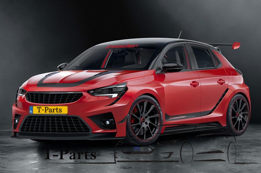 Opel corsa F voorbumper achterbumper body kit sport bumper 1