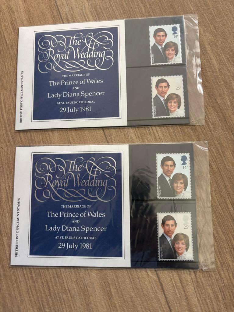 Koninklijke Bruiloft Prins Charles & Diana Postzegels, Ophalen of Verzenden, Overige landen, Postfris