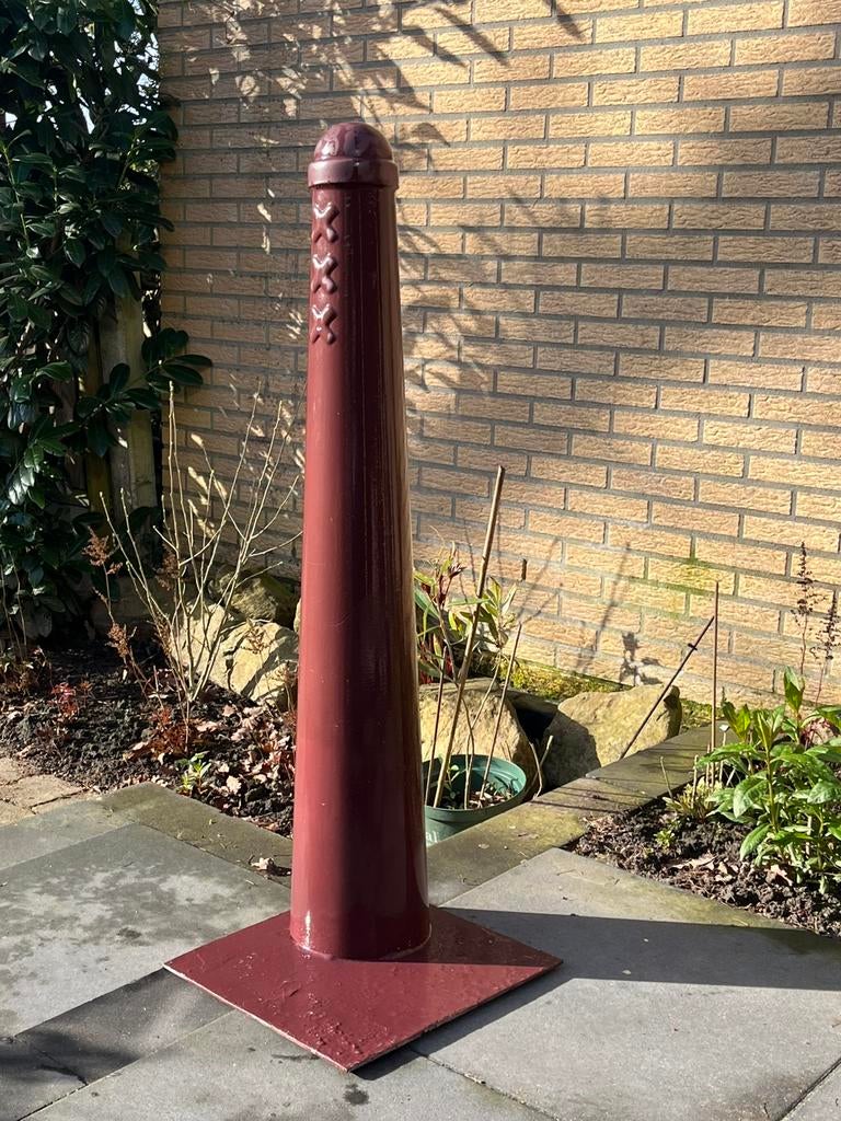 Amsterdammertje sierpaal, Tuin en Terras, Palen, Balken en Planken, Ophalen, Gebruikt, Minder dan 180 cm, Palen