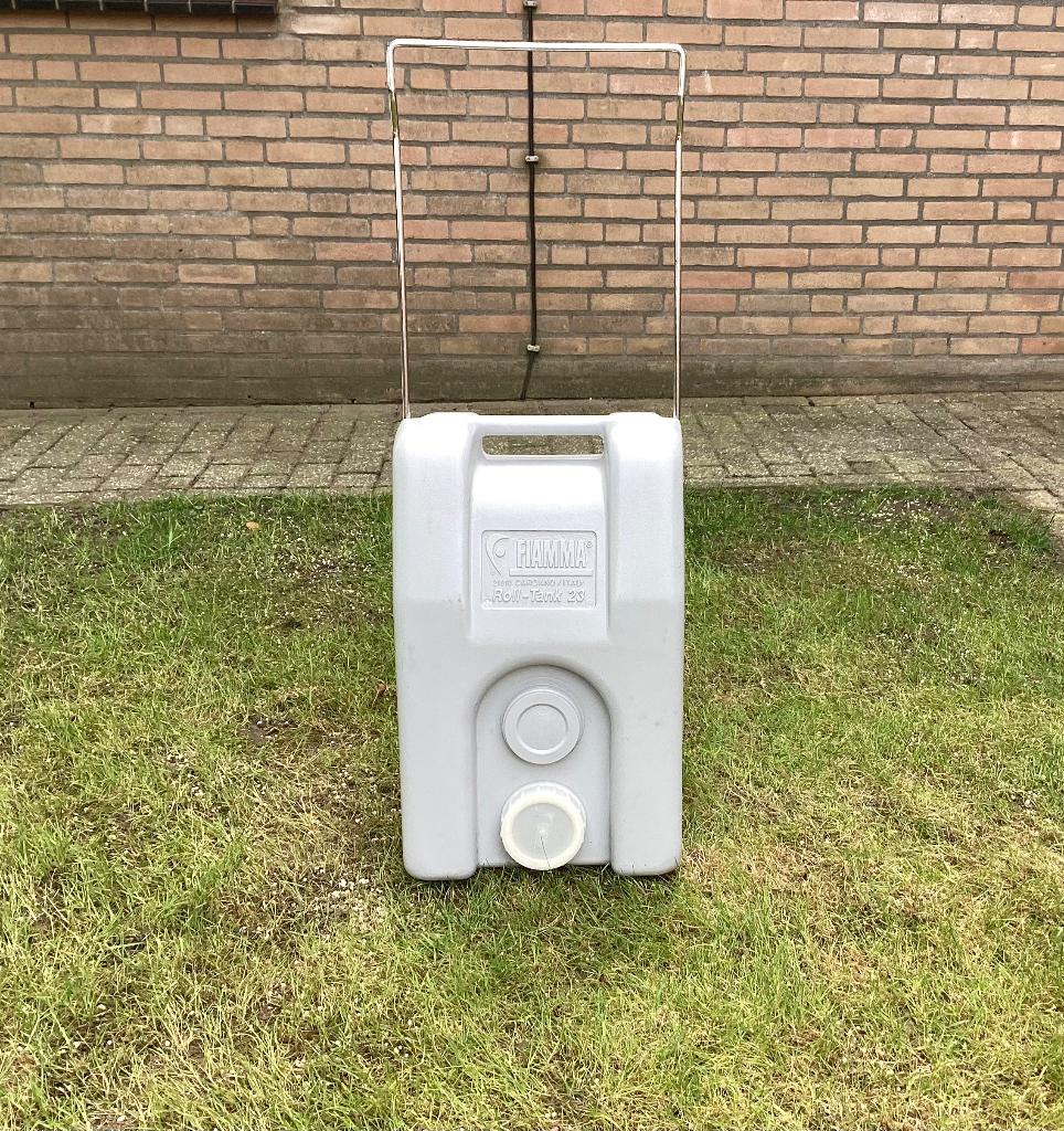 Afvalwatertank caravan, Ophalen, Zo goed als nieuw