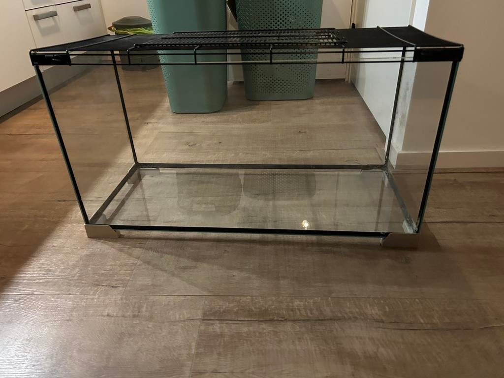 hamsterkooi+wiel /terrarium, Dieren en Toebehoren, Reptielen en Amfibieën | Toebehoren, Ophalen, Zo goed als nieuw