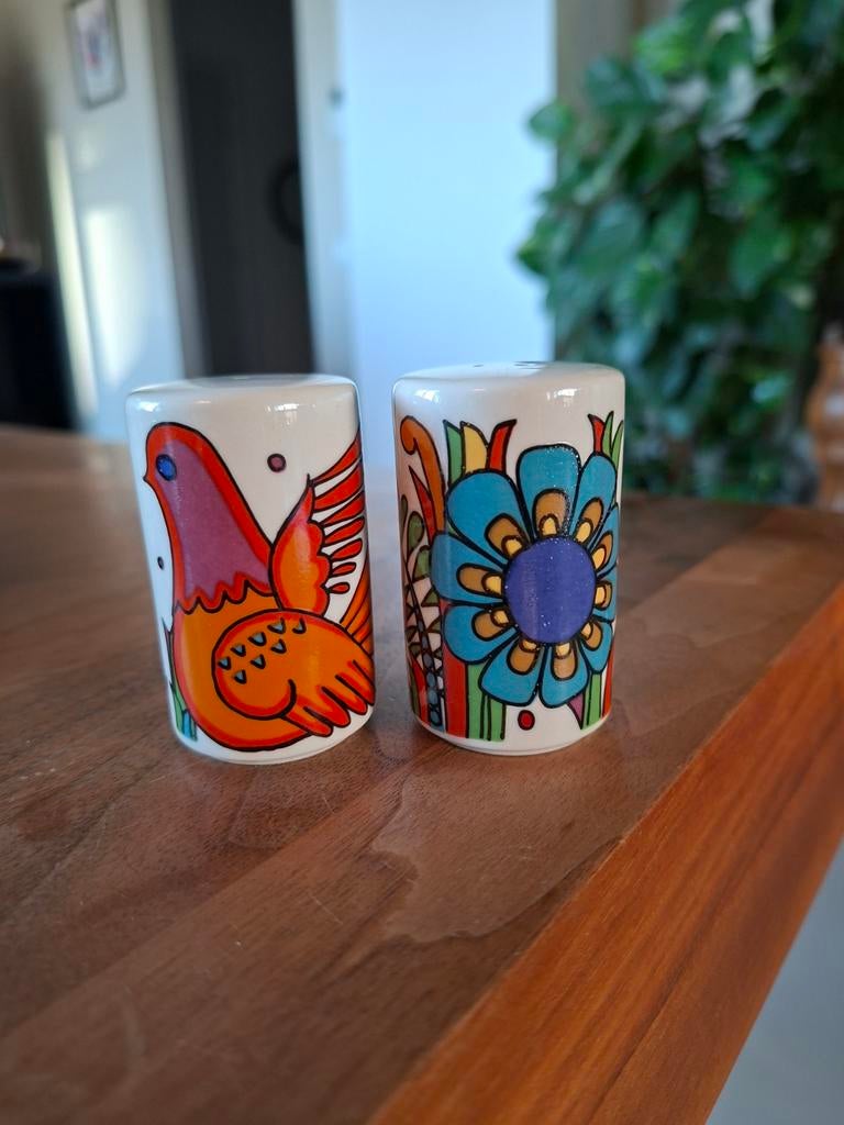 Villeroy & Boch Acapulco Peper- en Zoutstel, Vintage, Ophalen of Verzenden