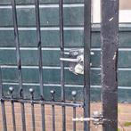 Te koop mooie sierpoort, Ophalen of Verzenden, 150 tot 200 cm, Hout, 200 cm of meer