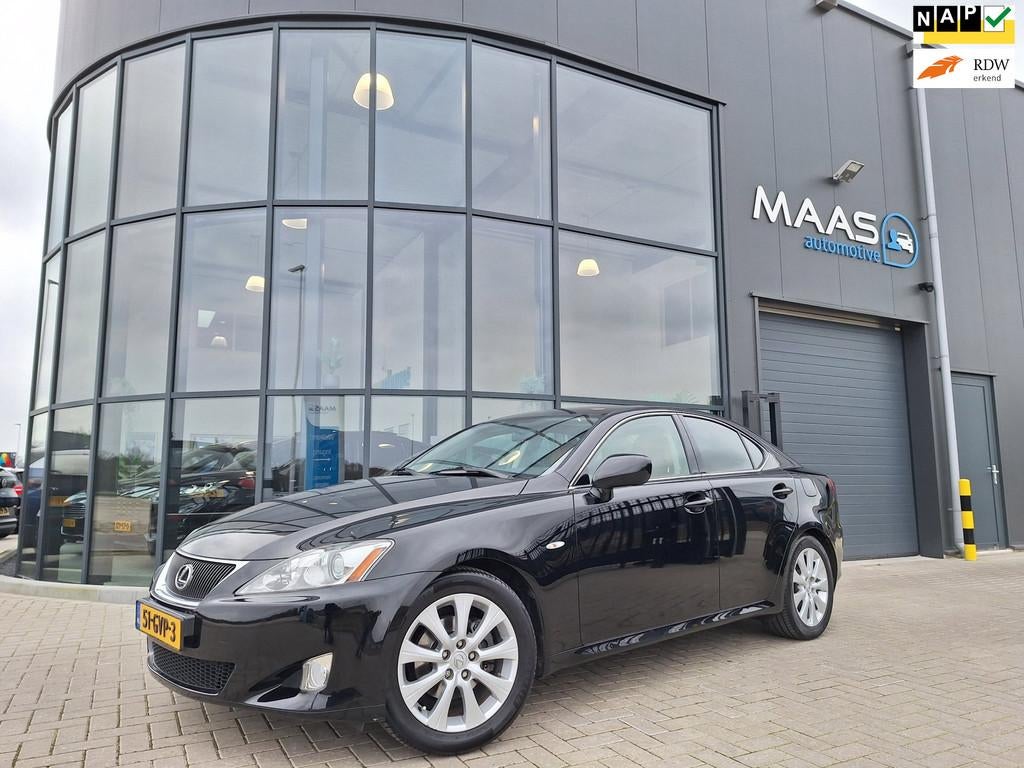 Lexus IS 250 Business DEALER OH|ORIG NL|UNIEKE KM!, Auto's, Lexus, Achterwielaandrijving, Gebruikt, 1535 kg, Zwart