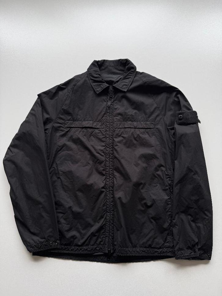 Stone island ghost reversible jas m, Kleding | Heren, Jassen | Zomer, Zo goed als nieuw, Maat 48/50 (M), Zwart, Ophalen of Verzenden