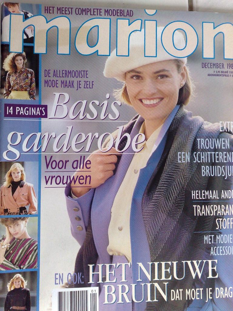 Marion zelfmaakmode december nr, 12 / 1989, Verzenden, Gebruikt, Vrouw, Overige merken