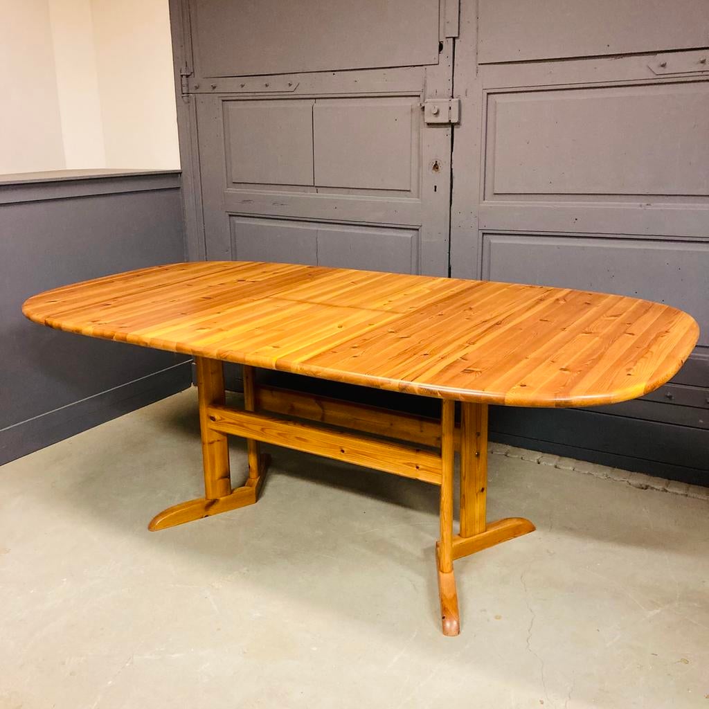 Vintage Scandinavische eettafel met stoelen, Kilde Møbler, Ophalen, Gebruikt, Vintage, Scandinavisch, jaren '80, 4 tot 6 stoelen