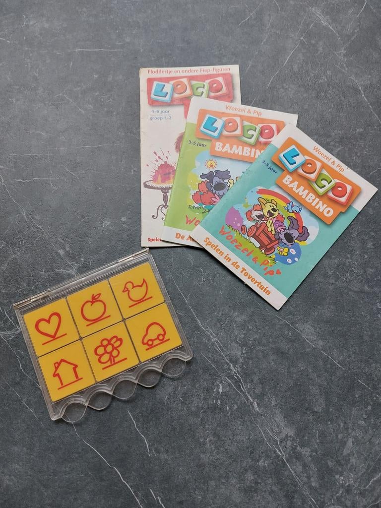 Loco mini met 3 boekjes: Woezel & Pip en Floddertje, Kinderen en Baby's, Speelgoed | Educatief en Creatief, Ophalen of Verzenden