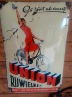 Emaille bord Union Rijwielen, Antiek en Kunst, Ophalen of Verzenden