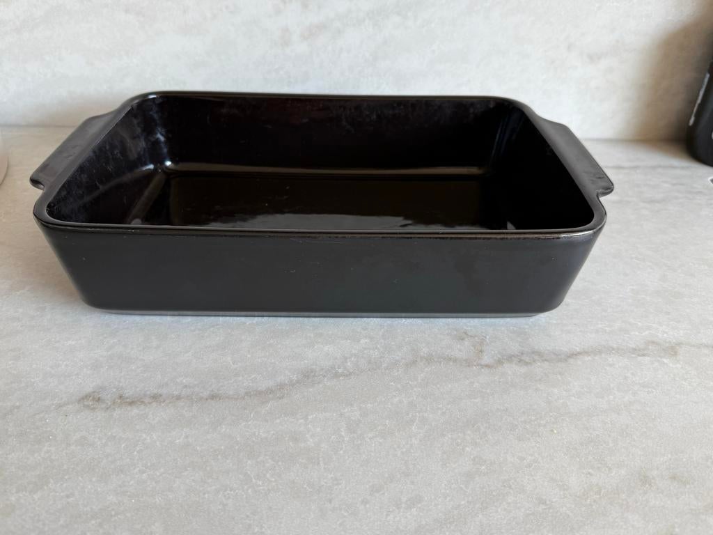 Ovenschaal Royal van Kempen & Begeer 31,5x22 cm, Ophalen of Verzenden, Zwart, Steen/keramiek, Overige merken