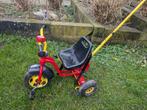 Driewieler fietsje met duwstang en riempje, Fietsen en Brommers, Fietsen | Driewielers, Ophalen of Verzenden, Gebruikt, Puky, Duwstang