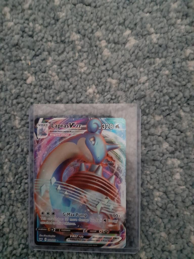 Lapras VMAX Pokémon Kaart - Gigantamax, Ophalen, Nieuw, Losse kaart, Foil