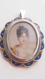 Prachtige grote vintage gouden hanger/broche 14 karaats, Sieraden, Tassen en Uiterlijk, Antieke sieraden, Verzenden, Goud, Hanger