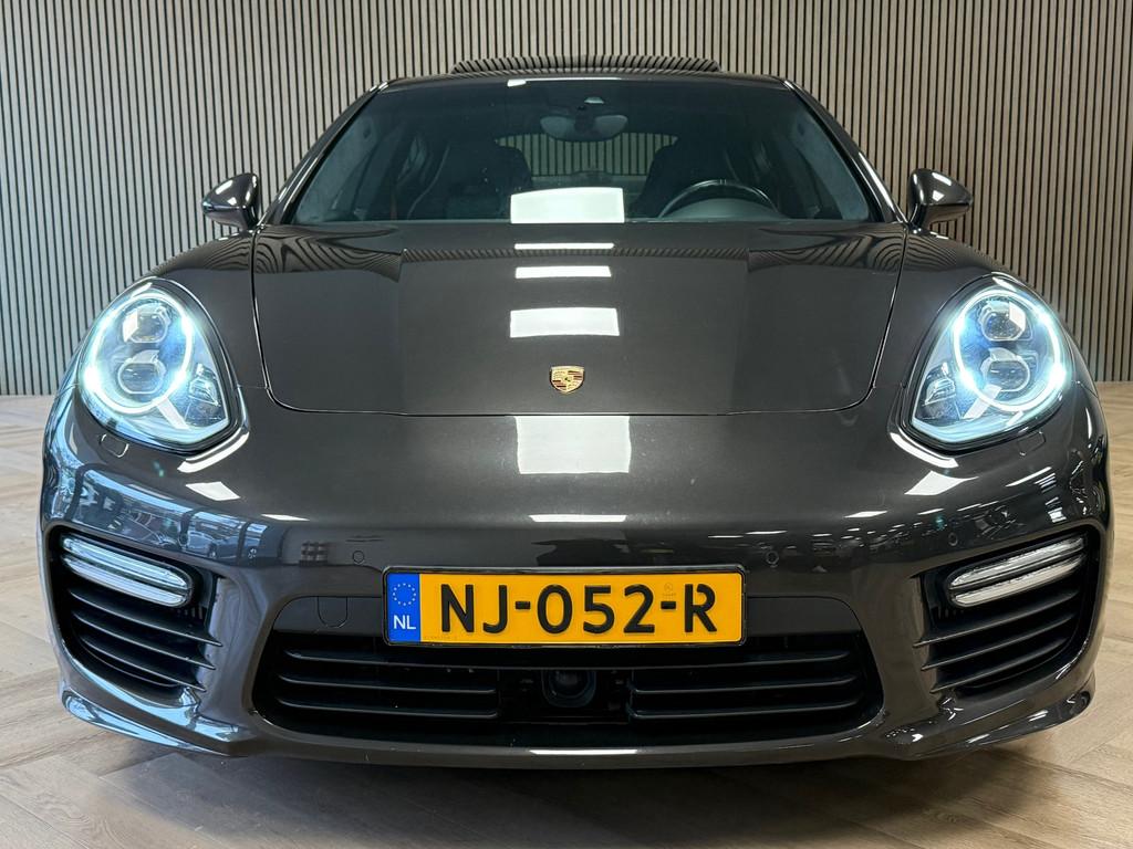 Porsche Panamera 4.8 Turbo 520PK NAVI PANODAK ACC LED LUCHTV, Auto's, Porsche, Euro 5, Gebruikt, 4 stoelen, 520 pk