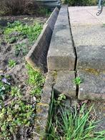 53 kleine ribbel betonbandjes voor tuin of terras, Ophalen, Gebruikt, Overige typen, Minder dan 5 m²