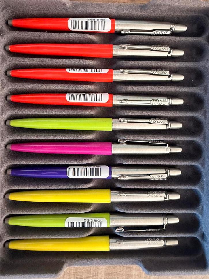 10 nieuwe parker jotter balpennen, Verzamelen, Pennenverzamelingen, Zo goed als nieuw, Balpen, Parker, Ophalen of Verzenden