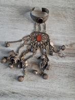 Chatelaine van zilver met zilveren vingerhoeden 1870-1890, Ophalen of Verzenden, Zo goed als nieuw, Zilver, Navelpiercing