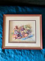 3D Knip Art Schilderij Tuin Thema - 48x42 cm, Antiek en Kunst, Ophalen