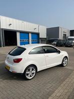 Seat Ibiza 1.4 63KW 3DRS 2010 Wit, Auto's, Voorwielaandrijving, Stof, 40 €/maand, Zwart