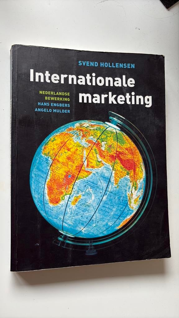 Svend Hollensen - Internationale marketing, Verzenden, Zo goed als nieuw, Overige niveaus, Svend Hollensen