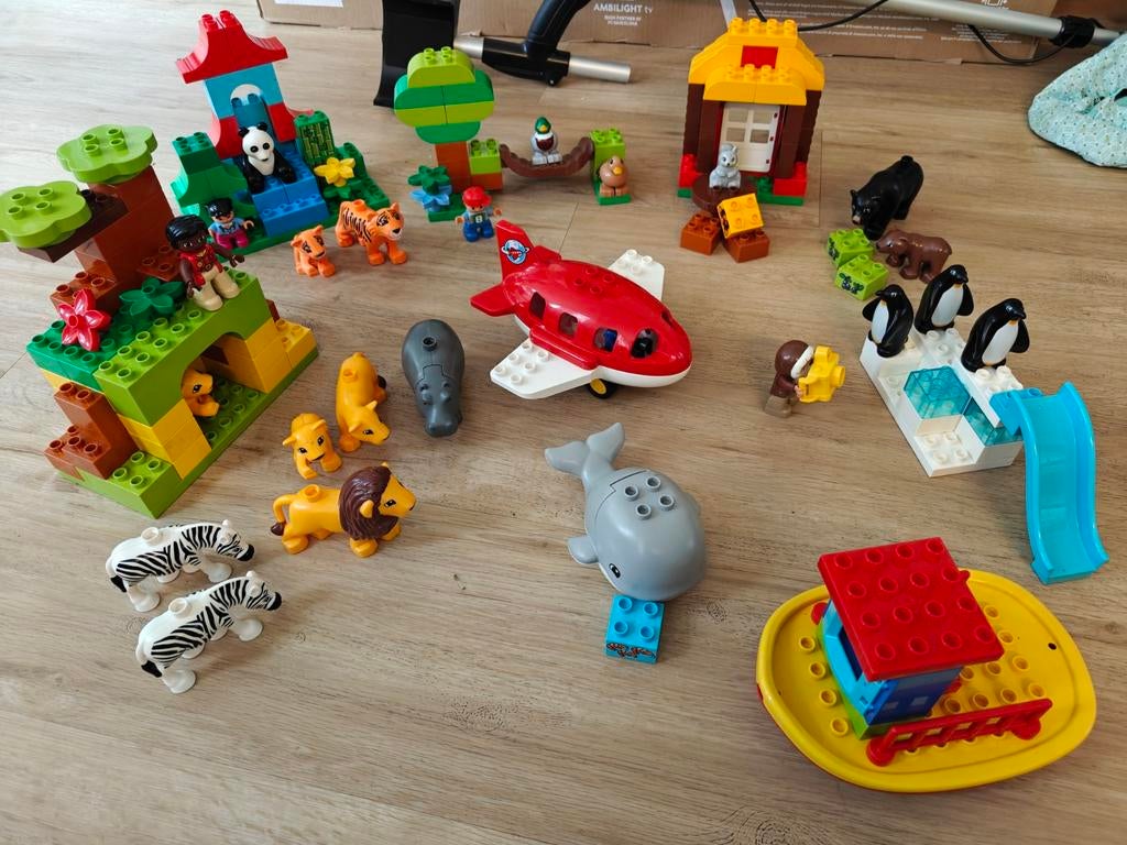 LEGO Duplo Rond de Wereld (10805) - Complete set, Ophalen of Verzenden, Gebruikt, Complete set, Duplo