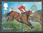 GB 1st. zegel Legendarische renpaarden - Red Rum - 2017, Verzenden, Gestempeld, Sport