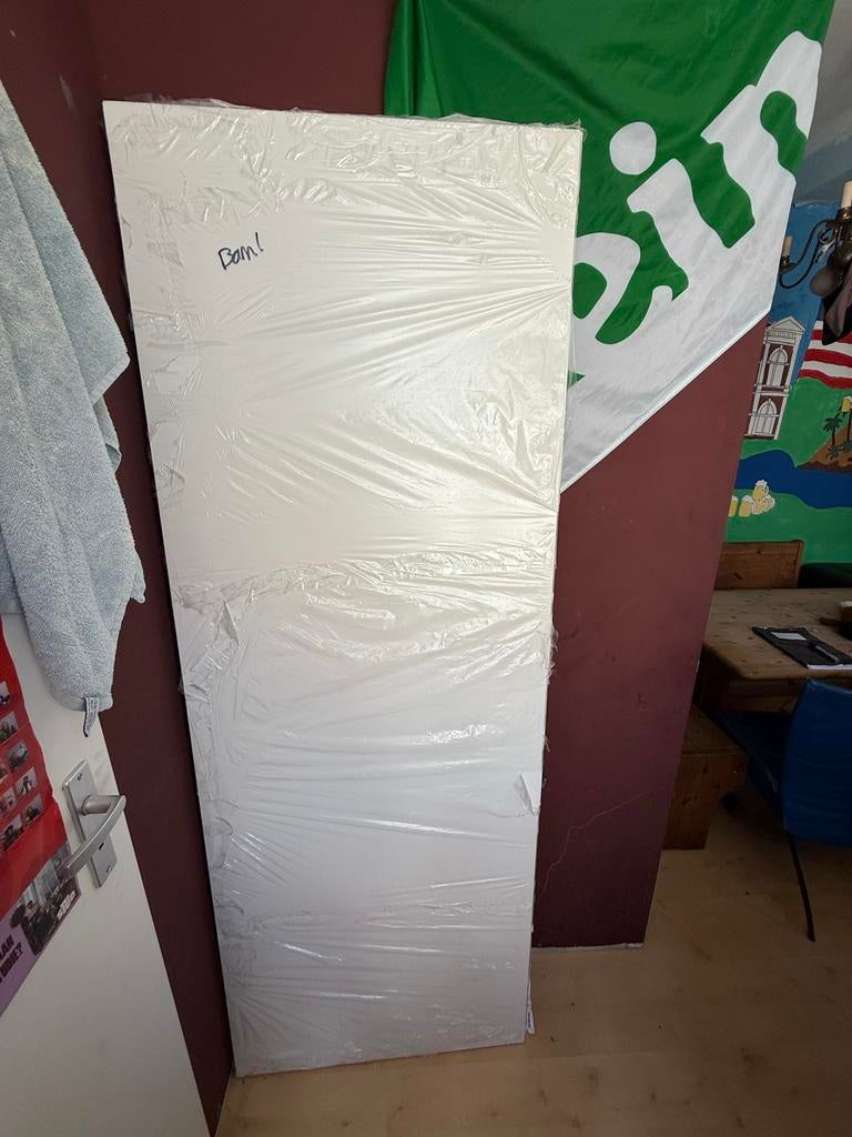 Nieuwe Binnendeur - Wit, Ongebruikt, Doe-het-zelf en Verbouw, Deuren en Horren, Ophalen, Minder dan 80 cm, Binnendeur, Nieuw