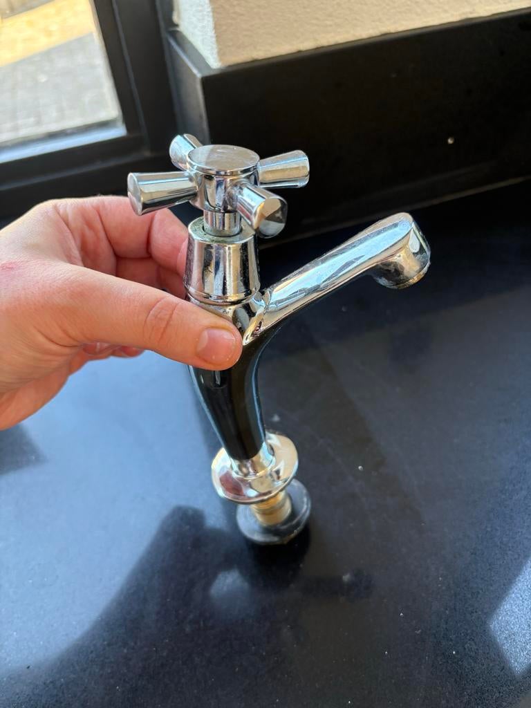 Koud kraantje Aquavive, Doe-het-zelf en Verbouw, Sanitair, Ophalen of Verzenden, Gebruikt, Chroom, Kraan