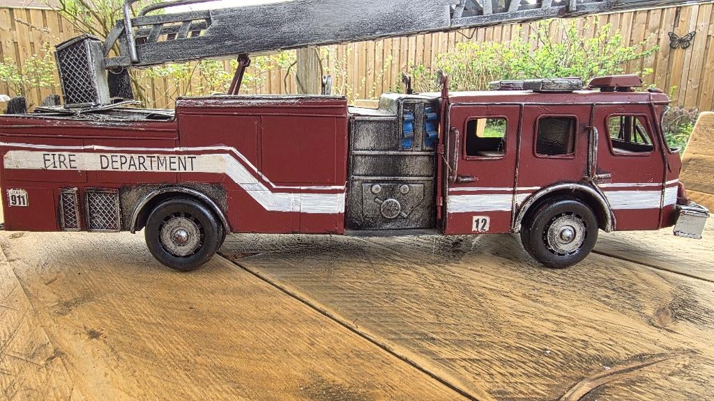 Decoratieve Brandweer Truck, Ophalen