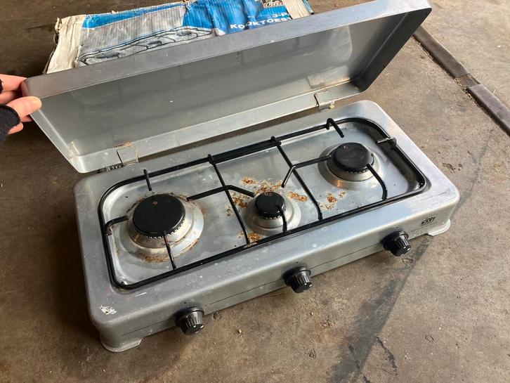Camping kooktoestel 3 pits – BART Outdoor, Caravans en Kamperen, Kampeeraccessoires, Gebruikt, Ophalen