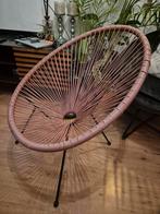 Rotan  kunststof stoel, Huis en Inrichting, Stoelen, Ophalen, Gebruikt, Bruin, Riet of Rotan