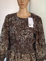 K23 Nieuw: Freebird maat 38=M blouse top grijs/zwart/wit, Ophalen of Verzenden, Zo goed als nieuw, Maat 38/40 (M), Grijs